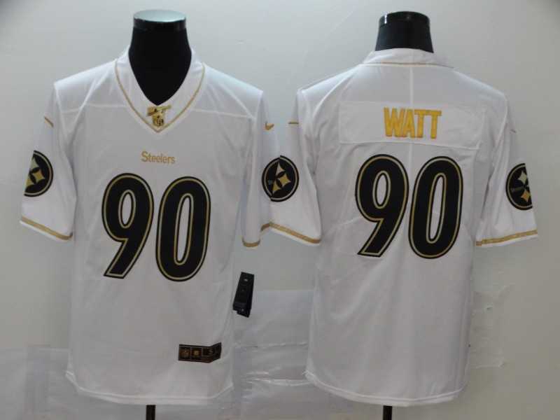 Nike Steelers 90 T.J. Watt White Gold Vapor Untouchable Limited Jersey,We sell and wholesale Nike Steelers 90 T.J. Watt White Gold Vapor Untouchable Limited Jersey on line form chian!